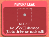 Memory Leak after 5 rolls