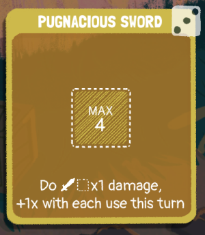Pugnacious Sword
